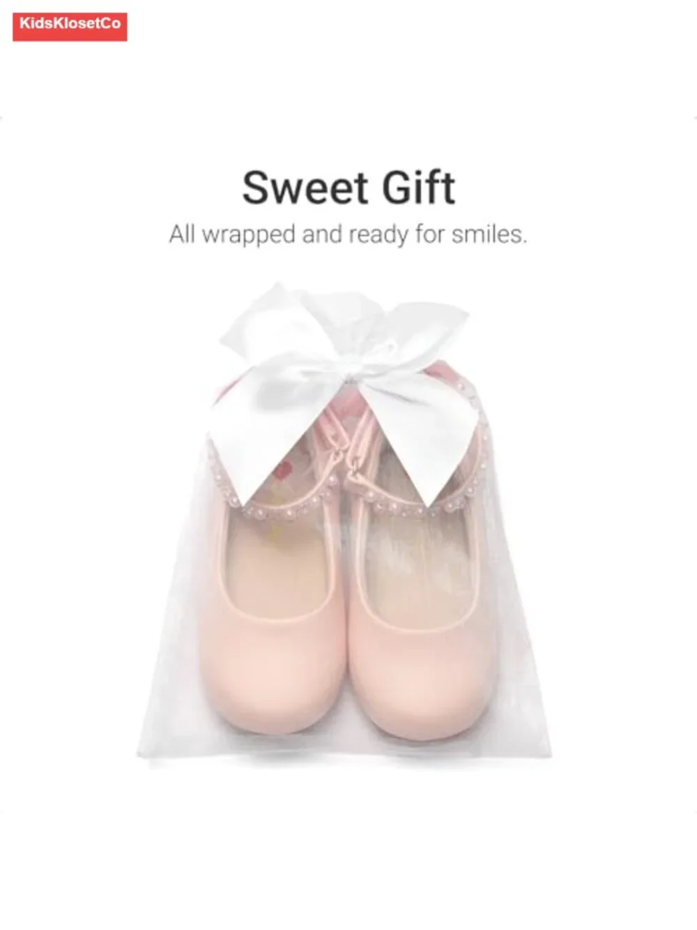 Toddler Girls Dress Shoes Mary Jane Ballet Flats with Pearl Ankle Strap & Satin